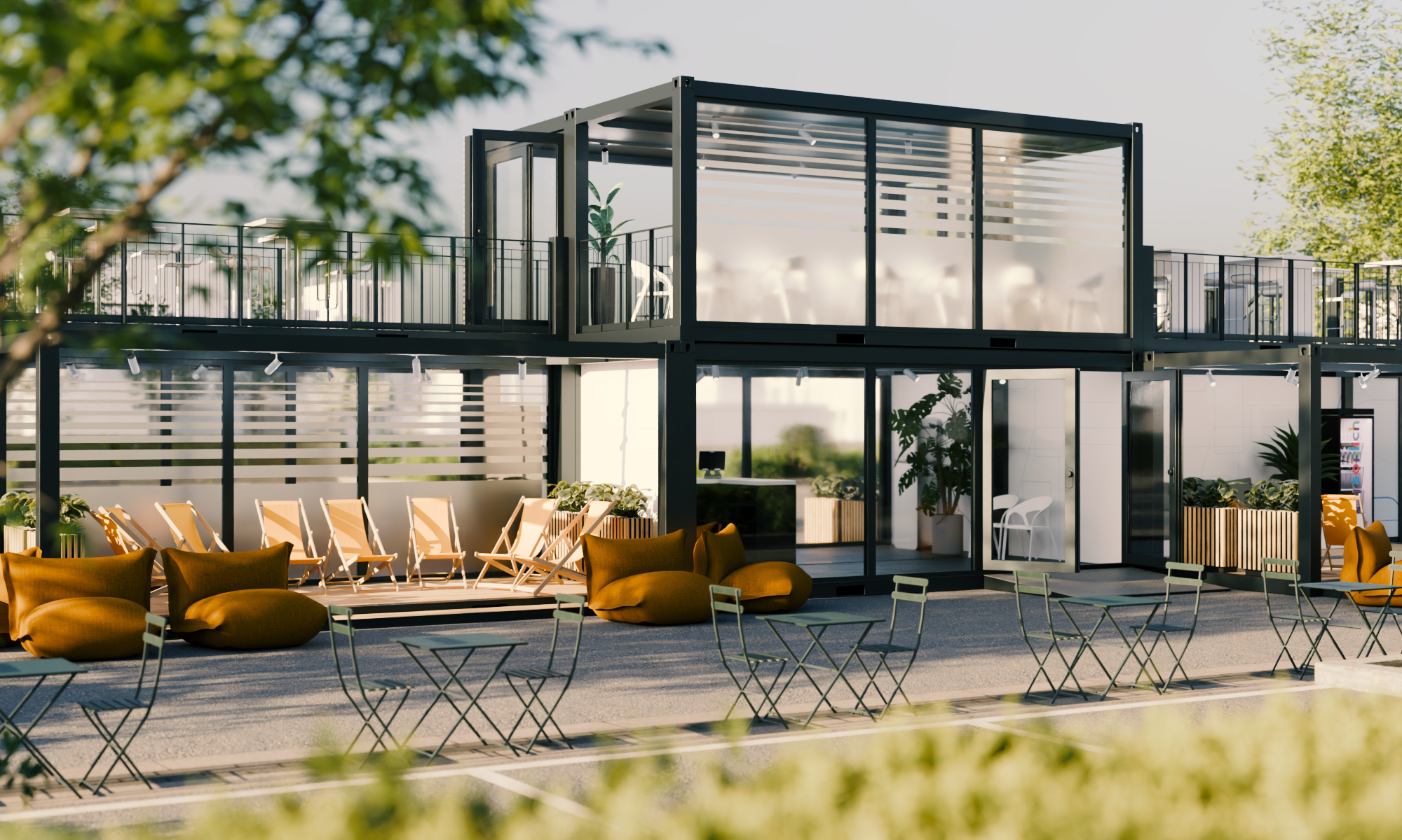 Pop - Up Eventcontainer zur Miete