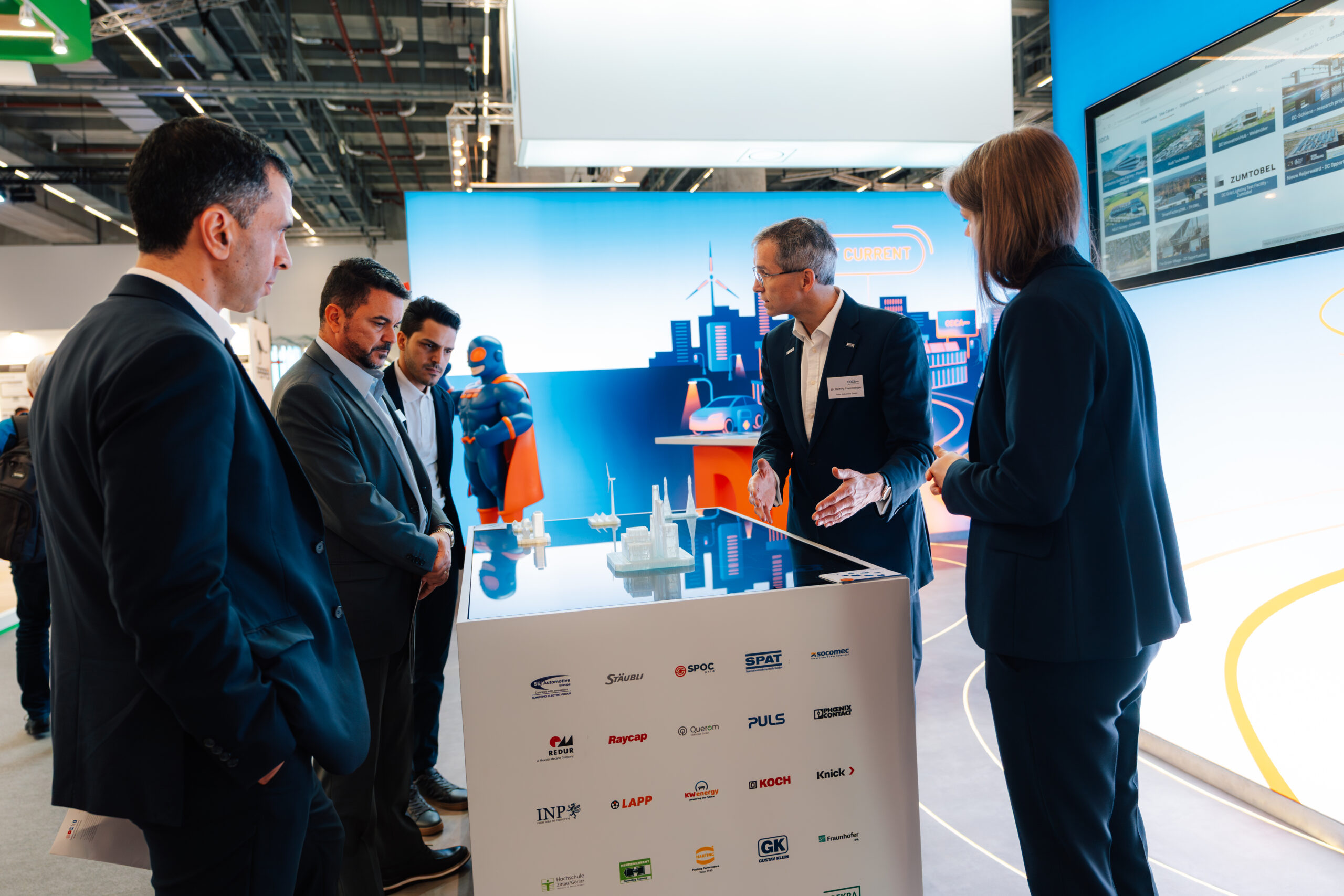 Interaktives Messe Exponat für die ODCA