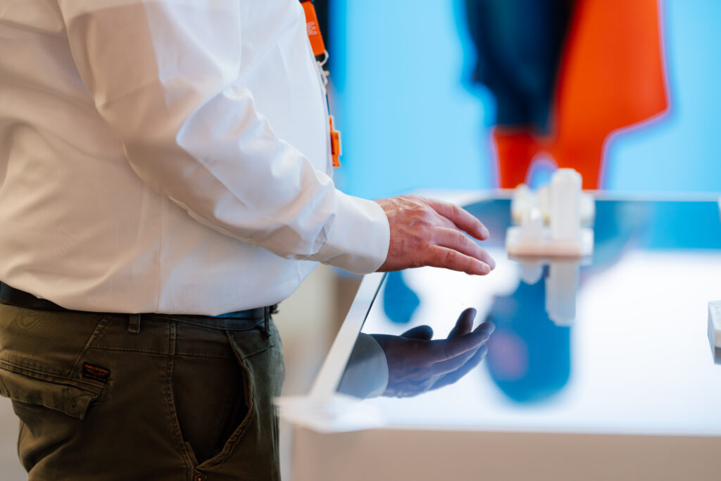 Interaktives Messe Exponat für die ODCA